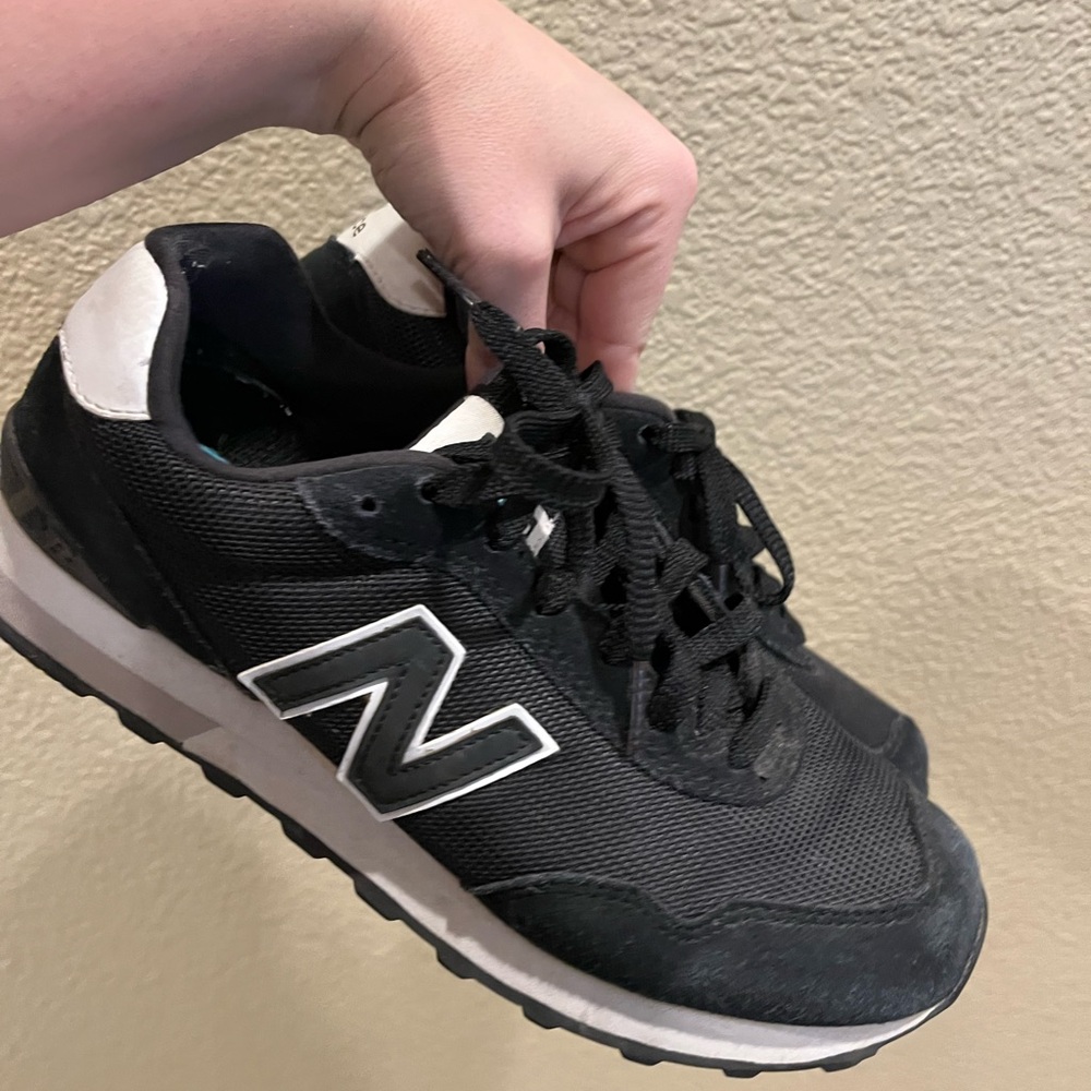 New Balance Black and White Athletic Shoes
